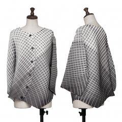 プリーツプリーズ ALT BLOCKING STRIPE トップス 7分袖 - メルカリ