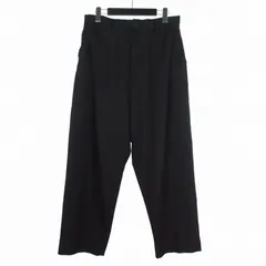 ヨシオクボ yoshio kubo ワイドスラックス パンツ 1 ブラック 黒 YKF19418MMのサムネイル