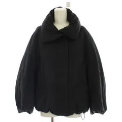ユニクロ UNIQLO プラスジェイ +J ダウンジャケット S 黒 ブラック ボリュームネック 長袖 バルーンスリーブ /LP ■ECB004のサムネイル