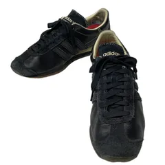 adidas × Wales Bonner 2023 WB COUNTRY GY1702 カントリー コアブラック レザー切替ローカットスニーカー シューズ 靴のサムネイル