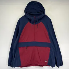古着 エルエルビーン L.L.Bean ジャケット アノラックパーカー ナイロンジャケット ワンポイントロゴ 2X  ネイビー系 レディース