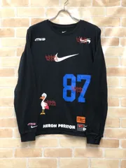 【中古】 HERON PRESTON × NIKE ヘロンプレンストン 長袖Tシャツ 569921-00A ブラック S 111452985のサムネイル