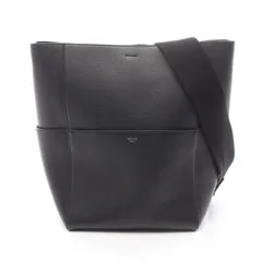 セリーヌ CELINE ショルダーバッグ サングル バケット ミディアム ブラック レザー サングル バケット ミディアム レディース Used Bのサムネイル