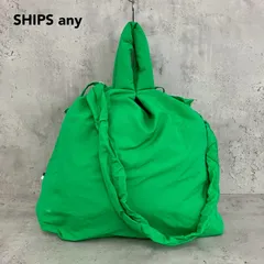 SHIPS any シップスエニィ 3WAY ナイロン ギャザー ショルダーバッグ グリーン 緑 ワンショルダー ハンド カバン 春カラー 鞄 斜め掛け 肩掛け 手提げ レディース カジュアル アウトドア きれいめ 軽量 完売品  おしゃれ  ★ ■■のサムネイル