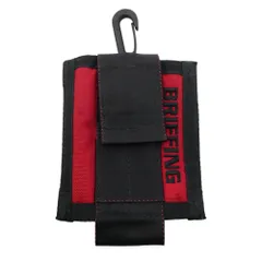 BRIEFING ブリーフィング ロゴ 刺繡 ボール ポーチ ブラック系 レッド系【中古】のサムネイル