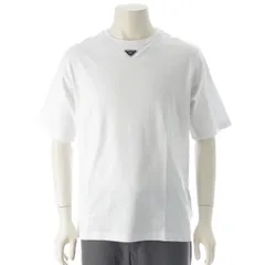 プラダ トライアングルロゴ オーバーサイズ 半袖Ｔシャツ トップス UJN861 ホワイト【中古】のサムネイル