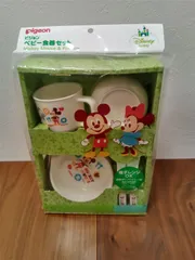 新品・未使用品　ピジョン　ベビー食器セット　ミッキー＆フレンズのサムネイル