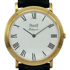 피아제 PIAGET 남성 시계 화이트 골드 자동 감기 남성 시계