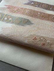 未使用 夏帯 名古屋帯 正絹 絽 - メルカリ