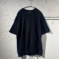 S'YTE サイト COTTON JERSEY VERTICALLY GRAFTED T-SHIRT WITH HEM SLITS 半袖Tシャツ UY-T09-005 ブラック size:3【表参道B05】のサムネイル