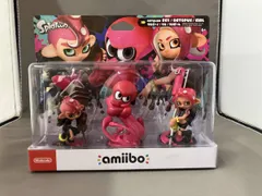  未開封品 amiibo:トリプルセット【タコガｰル/タコ/タコボｰイ】(スプラトゥｰンシリｰズ)