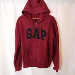 GAP バーガンディ XL ジップアップパーカー - メルカリ