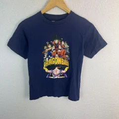UNIQLO ユニクロ ドラゴンボールUT 魔人ブウプリントTシャツ ネイビー 子供服 古着 ストリート Y2K