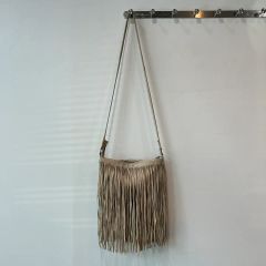 新品 REBECCA PINTO ラージウッドカフ ブラウン 定価2万円 - メルカリ