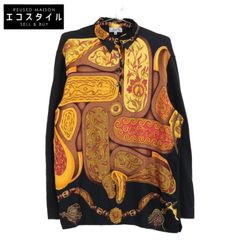 HERMES シルク半袖コットンニットシャツ40 - メルカリ