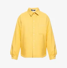 新品 JACQUEMUS ジャックムス ラ シュミーズ ブランジェ パフ オーバーサイズシャツ イエローのサムネイル