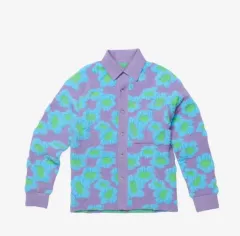 新品 JACQUEMUS ジャックムス ラ シュミーズ ネブ フルール フラッフィー オーバーサイズシャツ PURPLE パープル フラワーのサムネイル