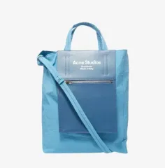 新品 Acne Studios アクネストゥディオズ リサイクルド ナイロン トートバッグ パウダーブルーのサムネイル