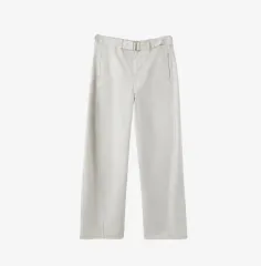 新品 ルメール トゥウィー スノウ ヘビー デニム ツイスト ベルト パンツ スノウ グレーのサムネイル