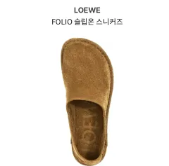 新品 LOEWE ロエベ Folio (フォリオ) スウェード ローファー スリッパのサムネイル