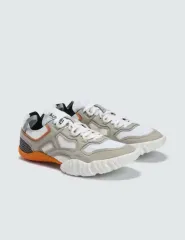 42 Acne Studios アクネストゥディオズ ベルーンスニーカー グレー オレンジのサムネイル