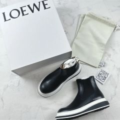 LOEWE (ロエベ) CHELSEA BOOT ブラック サイズ:44 - メルカリ