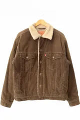 リーバイス Levi's コーデュロイ ボア ジャケット ブルゾン 70520 M 茶 ブラウン ブランド古着ベクトル 中古 260107