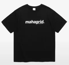 MAHAGRID マハグリッド ベーシック ロゴ 半袖 Tシャツ ブラック Mのサムネイル