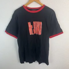 Mr.JUNKO ミスタージュンコ 半袖 Tシャツ リンガーTシャツ ロゴプリント ブラック メンズ 古着 ストリート レトロ　アメカジのサムネイル