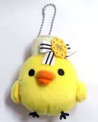 【中古】ぬいぐるみ キイロイトリ ビスケットリボン ボールチェーン付きぬいぐるみ 「リラックマ」