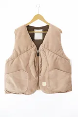 INNAT インアット HAND-DYED HUNTING DOWN VEST ハンディング ダウン ベスト INNAT08-V01 2 ベージュ ブランド古着ベクトル 中古●251204
