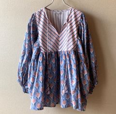 ミナペルホネン twitter 刺繍 ブラウス 36 リネン 鳥柄 麻 - メルカリ