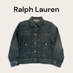 Ralph Lauren POLO JEANS デニムジャケット 2ndタイプ S ラルフローレン ポロジーンズ Gジャン 縦落ち　Tバック
