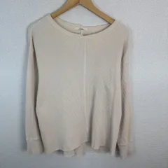 relume JOURNAL STANDARD レリュームジャーナルスタンダード サーマル 長袖 Tシャツ 無地 ベージュ メンズ 古着 アメカジ シンプルのサムネイル