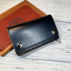 ミドル2 トラッカーウォレット ホースバット ホースレザー（コードバン