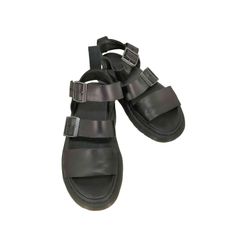 Dr. Martens OLSON グラディエーター ブラック 23.5 - メルカリ