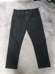 リーバイス ブラックデニム パンツ 502 ブラックデニム 32
