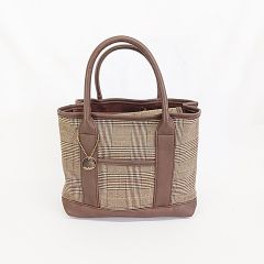 ヴィンテージ アイグナー】レザー ハンドバッグ 金具留め レトロ 古着 