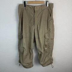 OSHKOSH オシュコシュ カーゴパンツ 7分丈 格子柄 ベージュ メンズ 古着 Y2Kのサムネイル