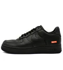 ナイキ NIKE × シュプリーム Supreme 【 AIR FORCE 1 LOW BLACK CU9225 001 】 エア フォース 1 ロー ブラック スニーカー　f30850
