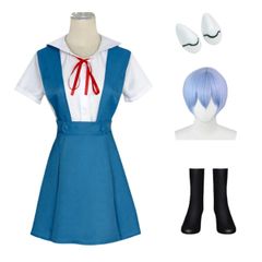 東方project チルノ コスプレ衣装 Lサイズ ウィッグ付き フルセット