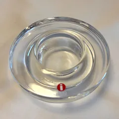 iittala “HALO”（クリア）ガラスのキャンドルホルダー（廃番）のサムネイル