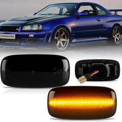 割れなし】日産純正 R34 スカイライン フロントウインカー 左右セット