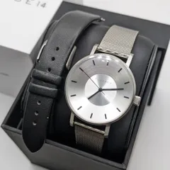 ✨新品・正規品　KLASSE14【WVO21SR104W】メッシュバンド クラスフォーティーン 革ベルト付き 腕時計 ユニセックスのサムネイル