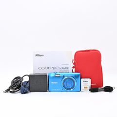動作確認済] Nikon COOLPIX S3600 ブルー デジタルカメラ - メルカリ