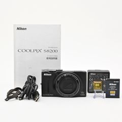 ✨美品✨Nikon COOLPIX S8200 ブラック 動作品 箱付き - メルカリ