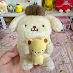 当時物・初代】ポムポムプリン レトロ 当時物 ぬいぐるみ ティッシュ
