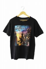 빈티지 VINTAGE 00s ​​KINGDOM HEARTS Tee 킹덤 하트 T셔츠 M 블랙 브랜드 헌옷 벡터 중고 250729