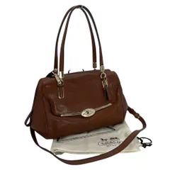 COACH コーチ ショルダーバッグ 2WAY マディソン スモール イースト ウェスト サッチェル マデリン ブラウン レディース F25169