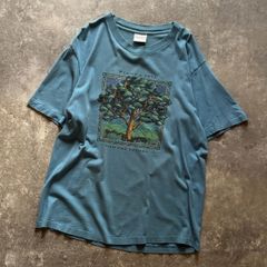 90s バーバリーズ Tシャツ スペイン製 刺繍 エメラルドグリーン L 